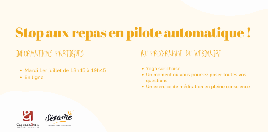 Webinaire : Stop aux repas en pilote automatique